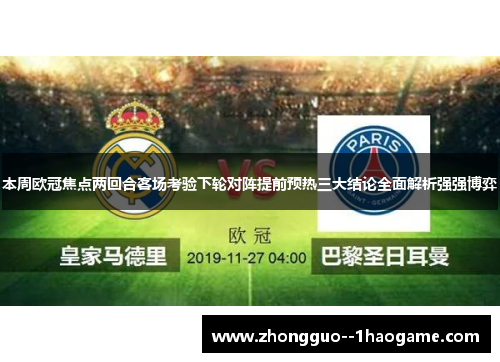 本周欧冠焦点两回合客场考验下轮对阵提前预热三大结论全面解析强强博弈